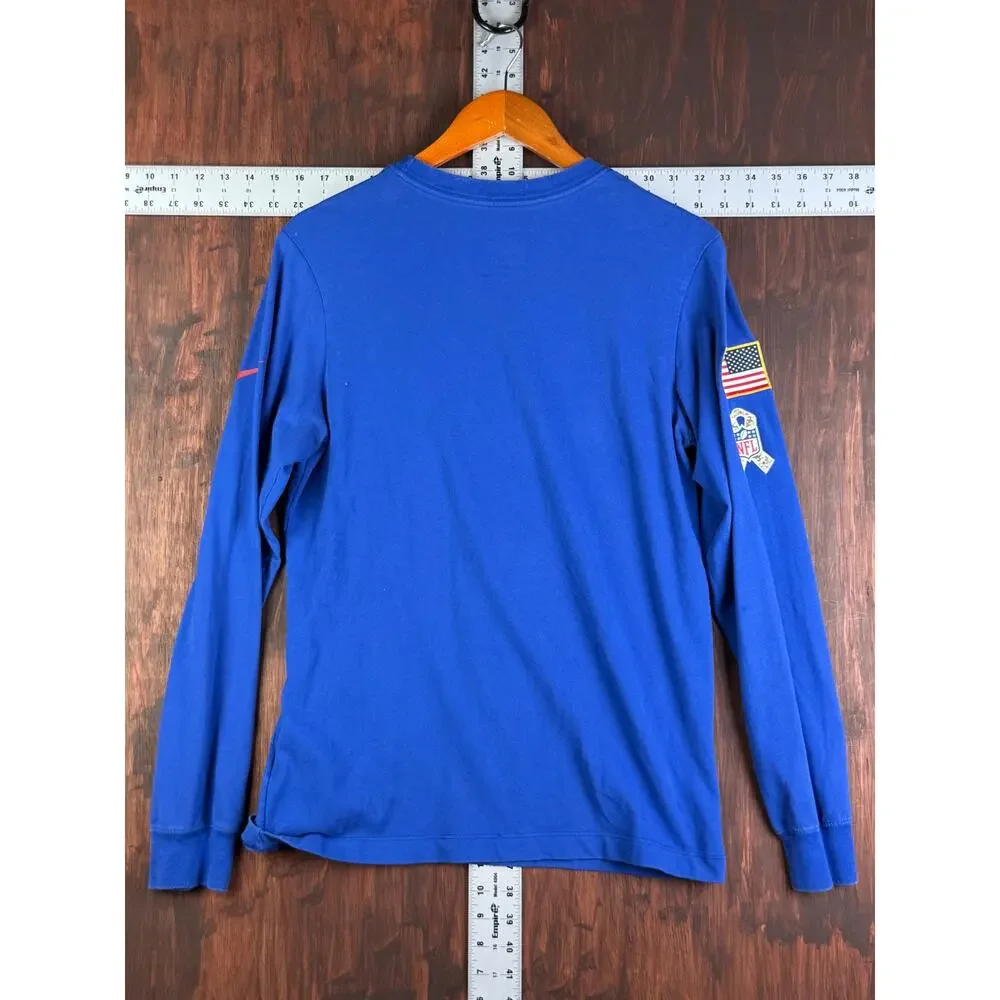 Nike New York‎ Giants NFL Salute To Service Long Sleeve Shirt Activewear Small